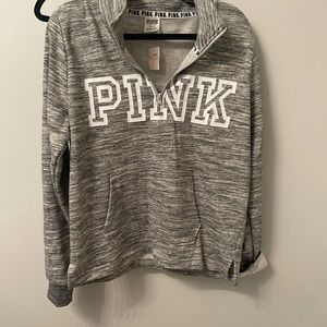 NWT Victoria Secret Pink 1/4 zip